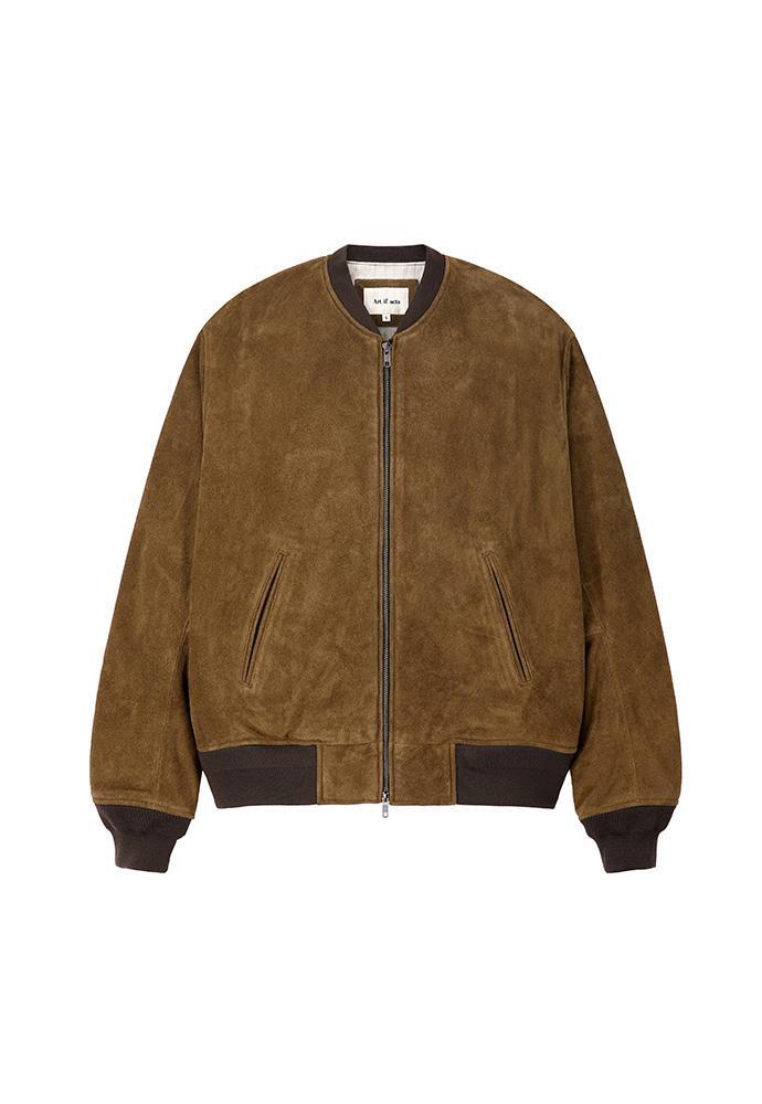 Art if acts - Garment Washed Suede Blouson (Cognac) product image 6 | TRAB K-Fashion Australia