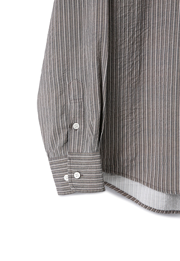 Art if acts - Wrinkle Rayon Shirt (Wood/Cream) product image 15 | TRAB K-Fashion Australia