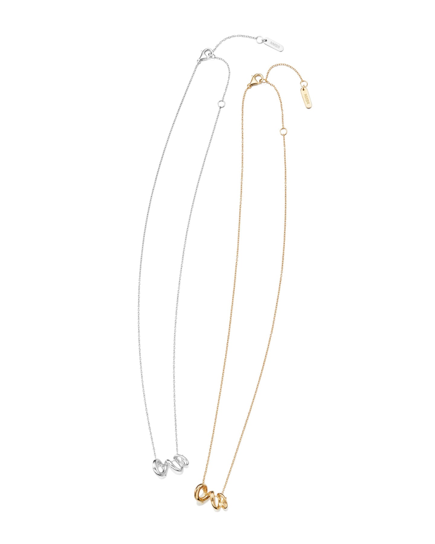 Numbering - Fluid Spiral Pendant Necklace #4803 product image 5 | TRAB K-Fashion Australia