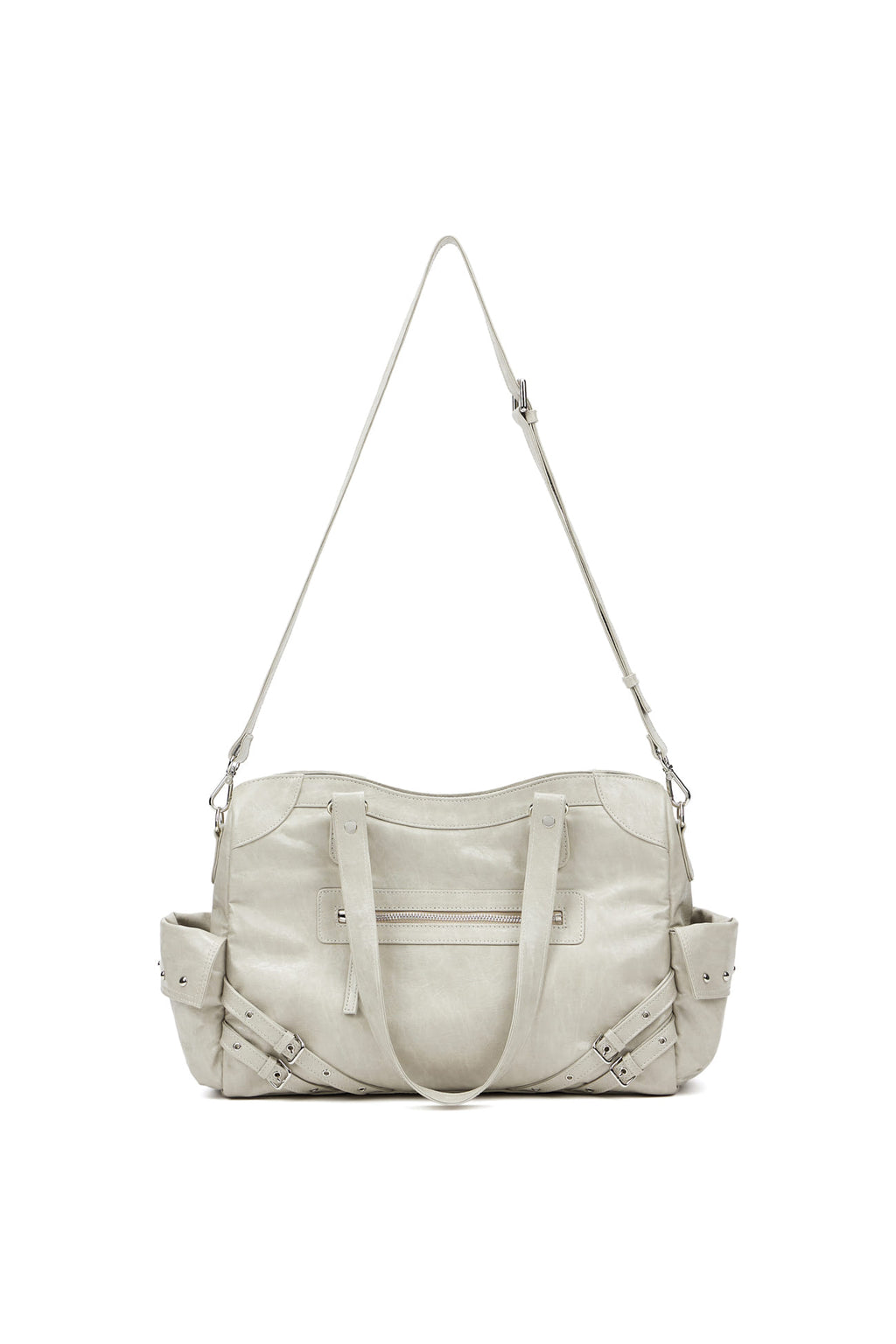 Deinet - Stud Pocket Big Bag (Ash Beige) product image 4 | TRAB K-Fashion Australia