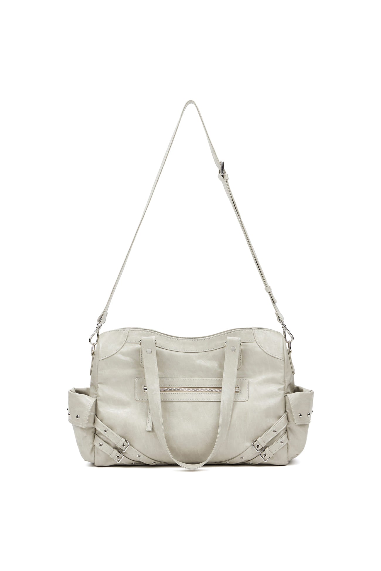 Deinet - Stud Pocket Big Bag (Ash Beige) product image 4 | TRAB K-Fashion Australia