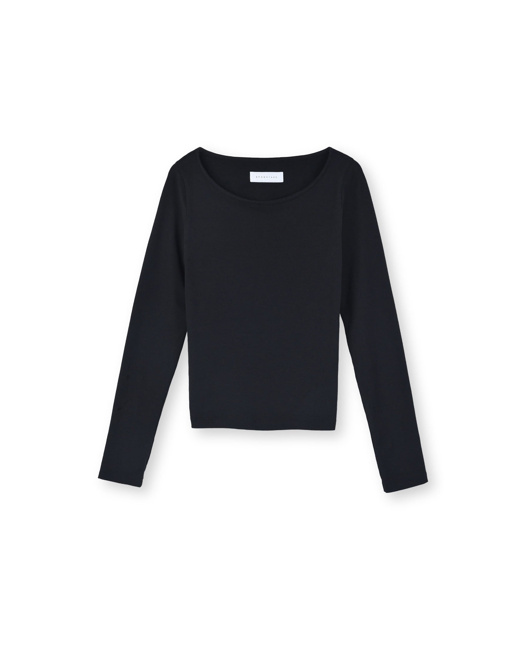 Brownyard - Scoopneck Long Sleeve (Black) product image 5 | TRAB K-Fashion Australia