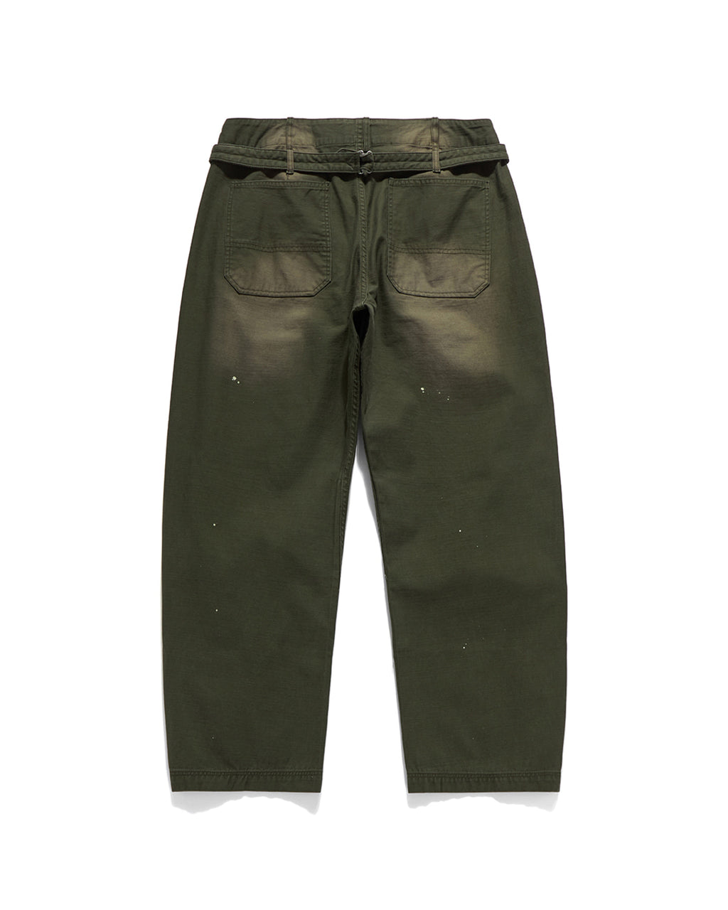 Eastlogue - Cinch Back Curved Pants (Vintage Olive) product image 3 | TRAB K-Fashion Australia