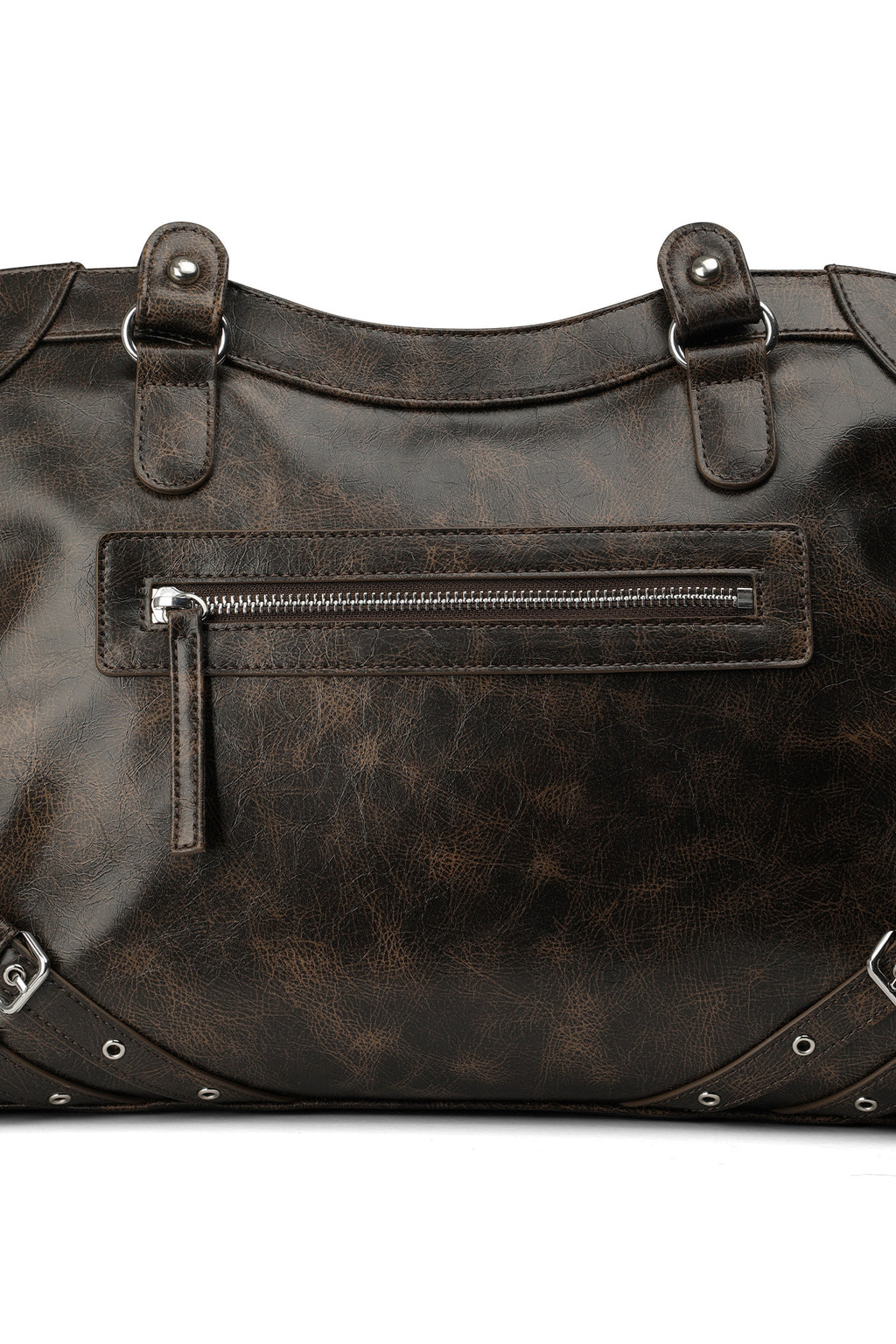 Deinet - Stud Pocket Big Bag (Burgundy) product image 17 | TRAB K-Fashion Australia