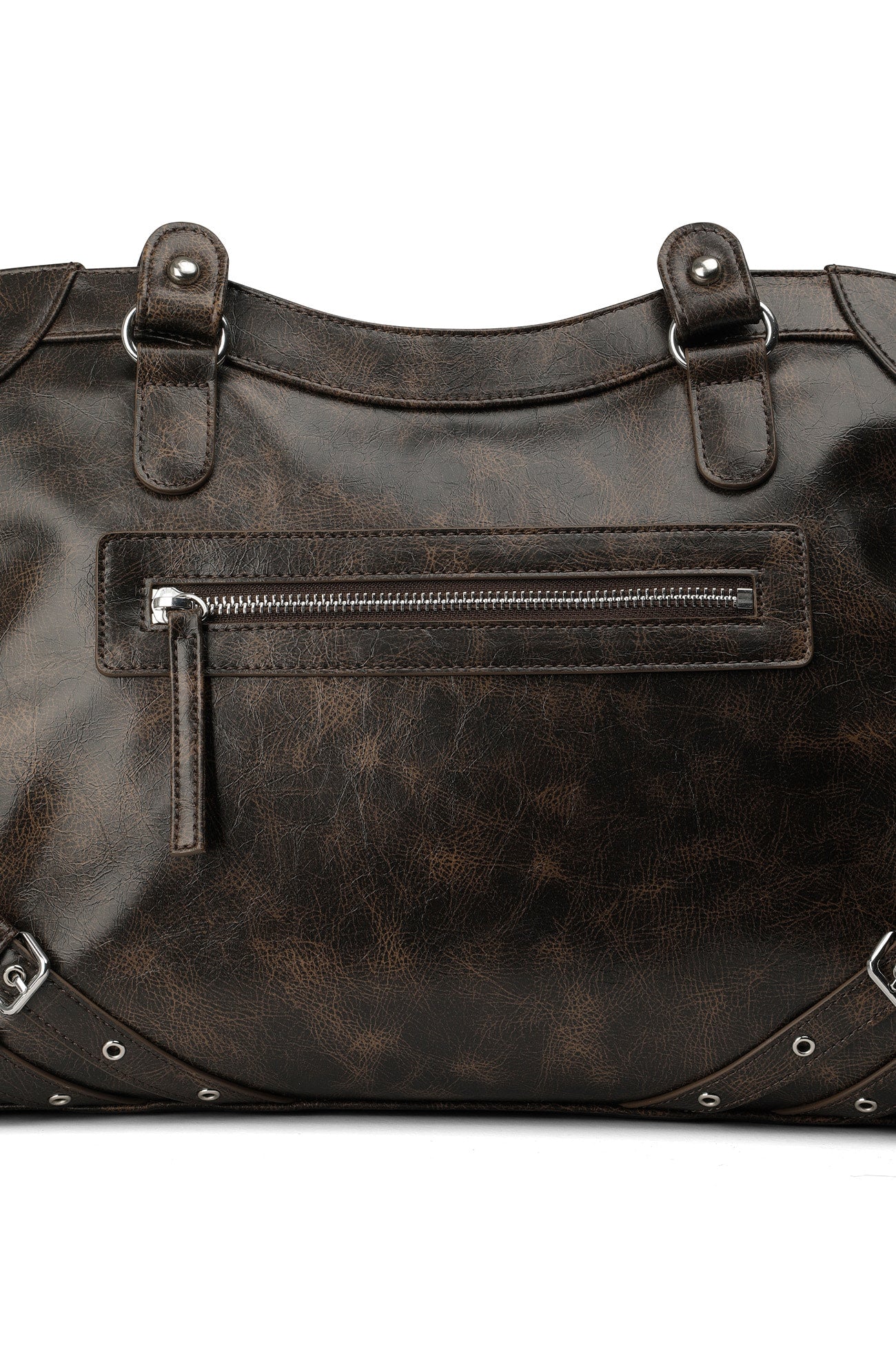 Deinet - Stud Pocket Big Bag (Burgundy) product image 17 | TRAB K-Fashion Australia
