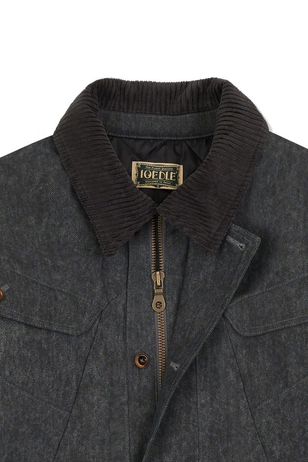 Ioedle - Headlight Quilted Heavy Jacket (Charcoal) product image 5 | TRAB K-Fashion Australia