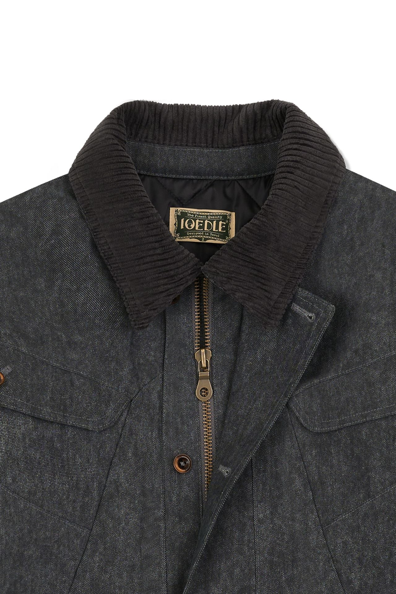 Ioedle - Headlight Quilted Heavy Jacket (Charcoal) product image 5 | TRAB K-Fashion Australia