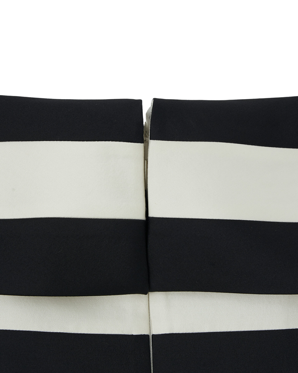 Kimhe Kim - Striped Mikado Silk Bandeau Mini Dress (Black/Ivory) product image 10 | TRAB K-Fashion Australia