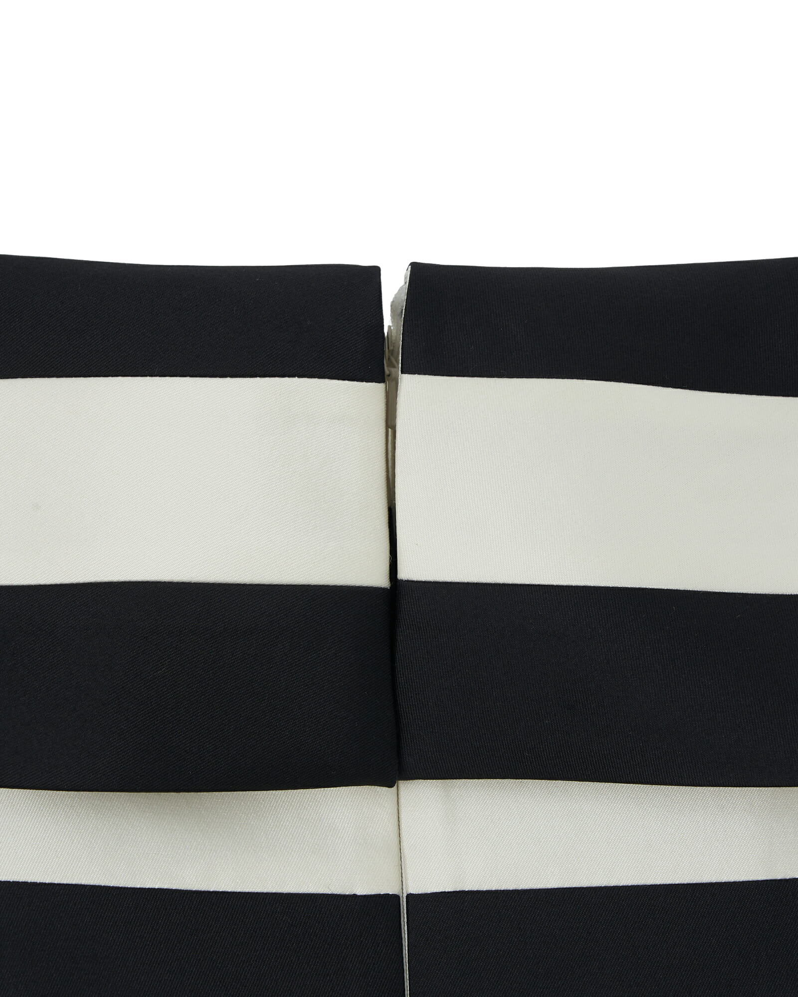 Kimhe Kim - Striped Mikado Silk Bandeau Mini Dress (Black/Ivory) product image 10 | TRAB K-Fashion Australia