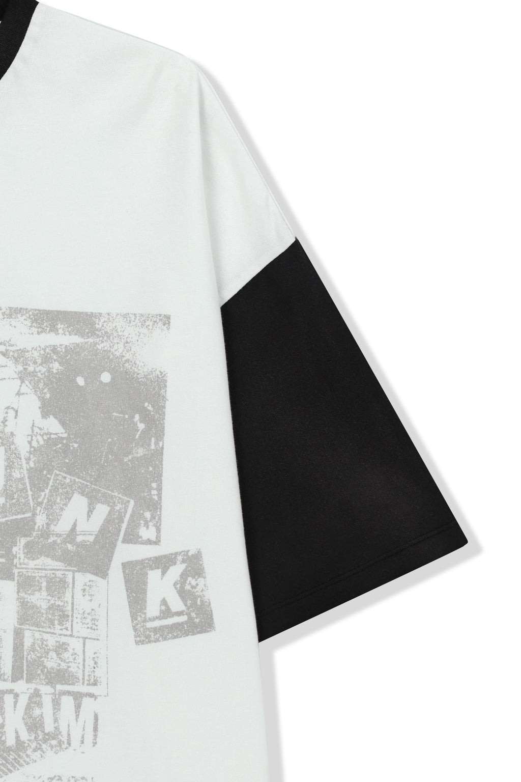 Matin Kim - Matin Punk Graffiti Top (White) product image 4 | TRAB K-Fashion Australia