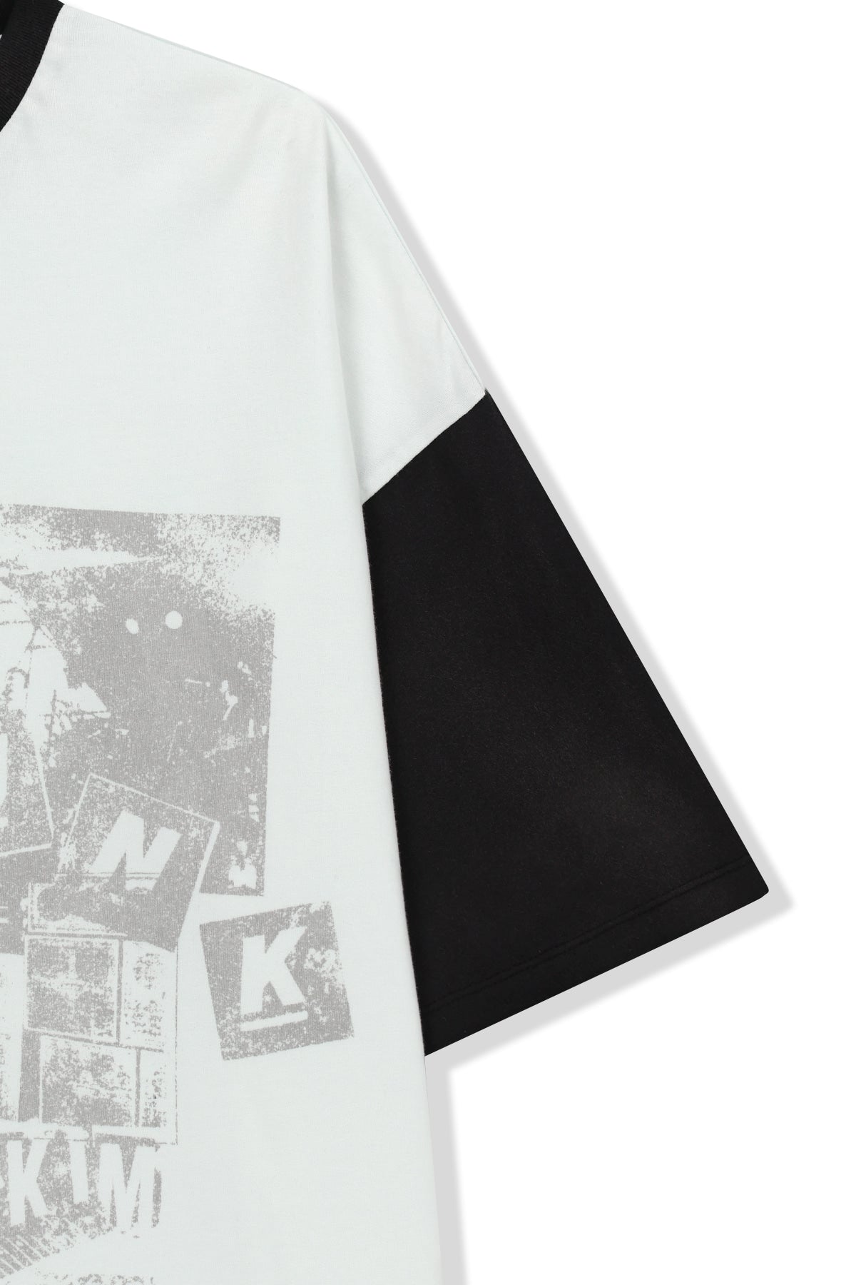 Matin Kim - Matin Punk Graffiti Top (White) product image 4 | TRAB K-Fashion Australia