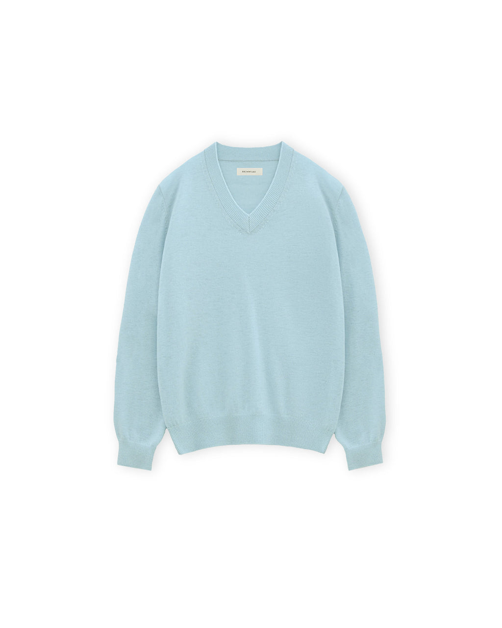 Brownyard - Extra Super Fine V Neck Knit (Light Blue) product image 4 | TRAB K-Fashion Australia
