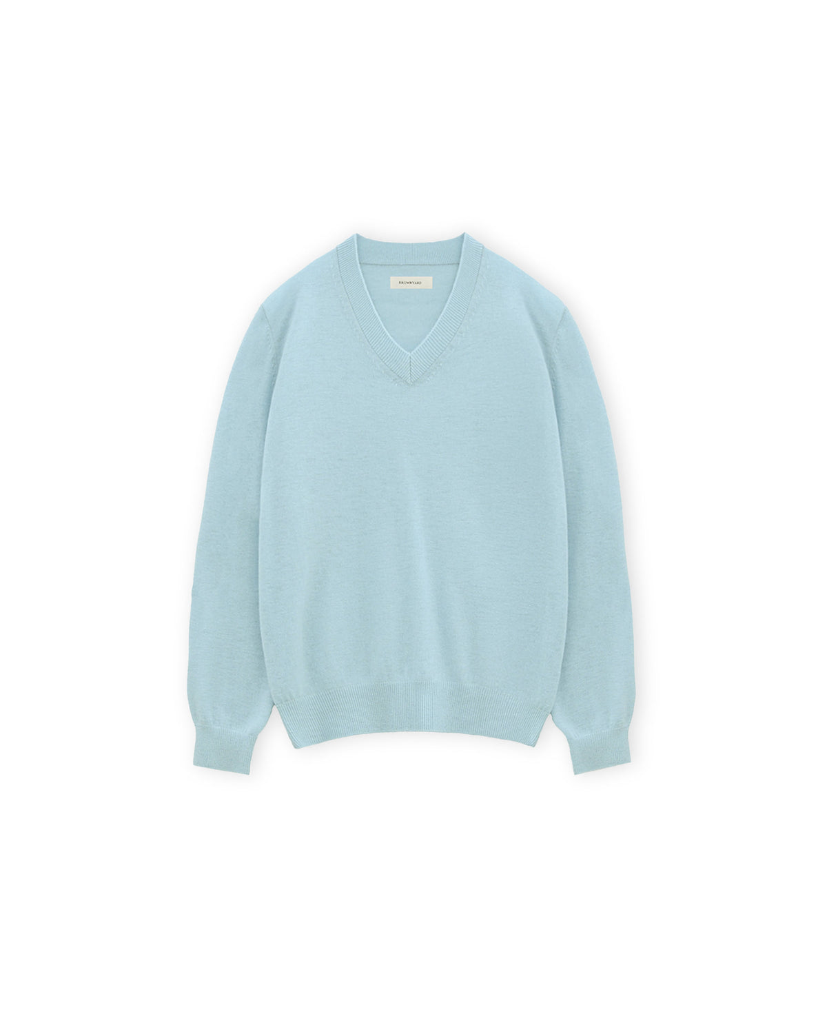 Brownyard - Extra Super Fine V Neck Knit (Light Blue) product image 4 | TRAB K-Fashion Australia