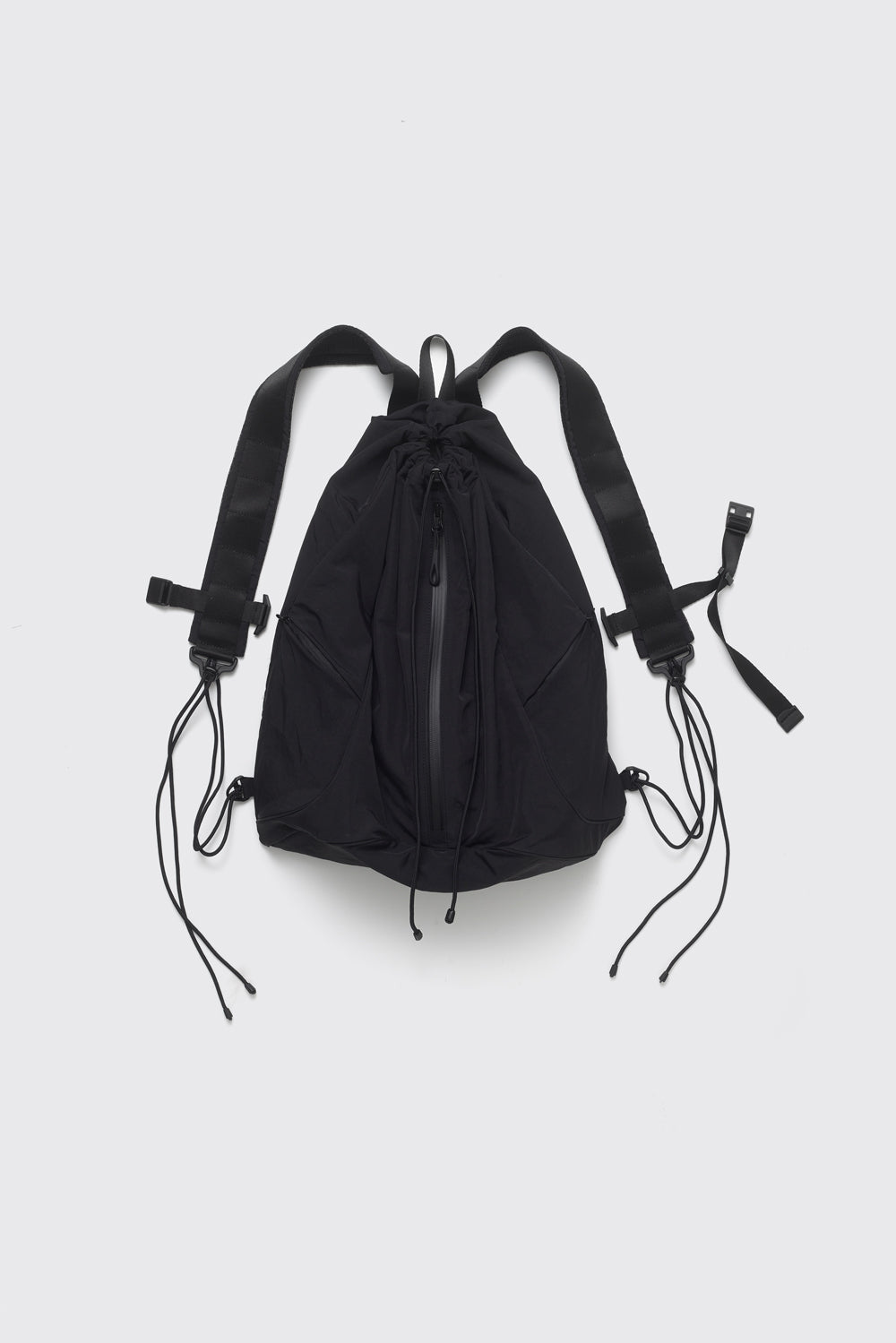 Hatchingroom - String Backpack Nylon (Black) product image 1 | TRAB K-Fashion Australia