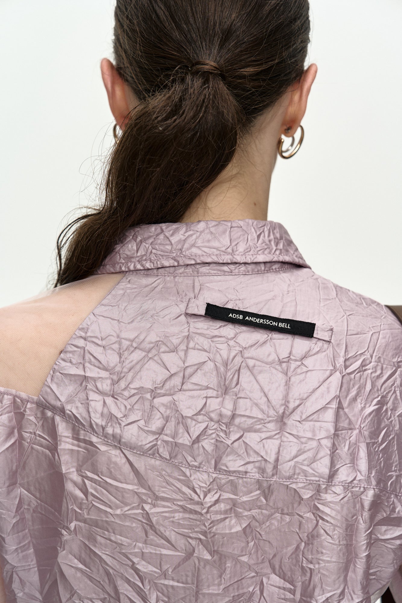Andersson Bell - Crinkled Twist-Tuck Shirt (Pink) product image 9 | TRAB K-Fashion Australia