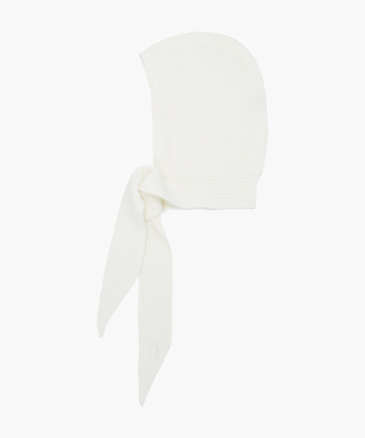 Marithe & Francois Girbaud - Regular Logo Scarf Balaclava (Ivory) product image 2 | TRAB K-Fashion Australia