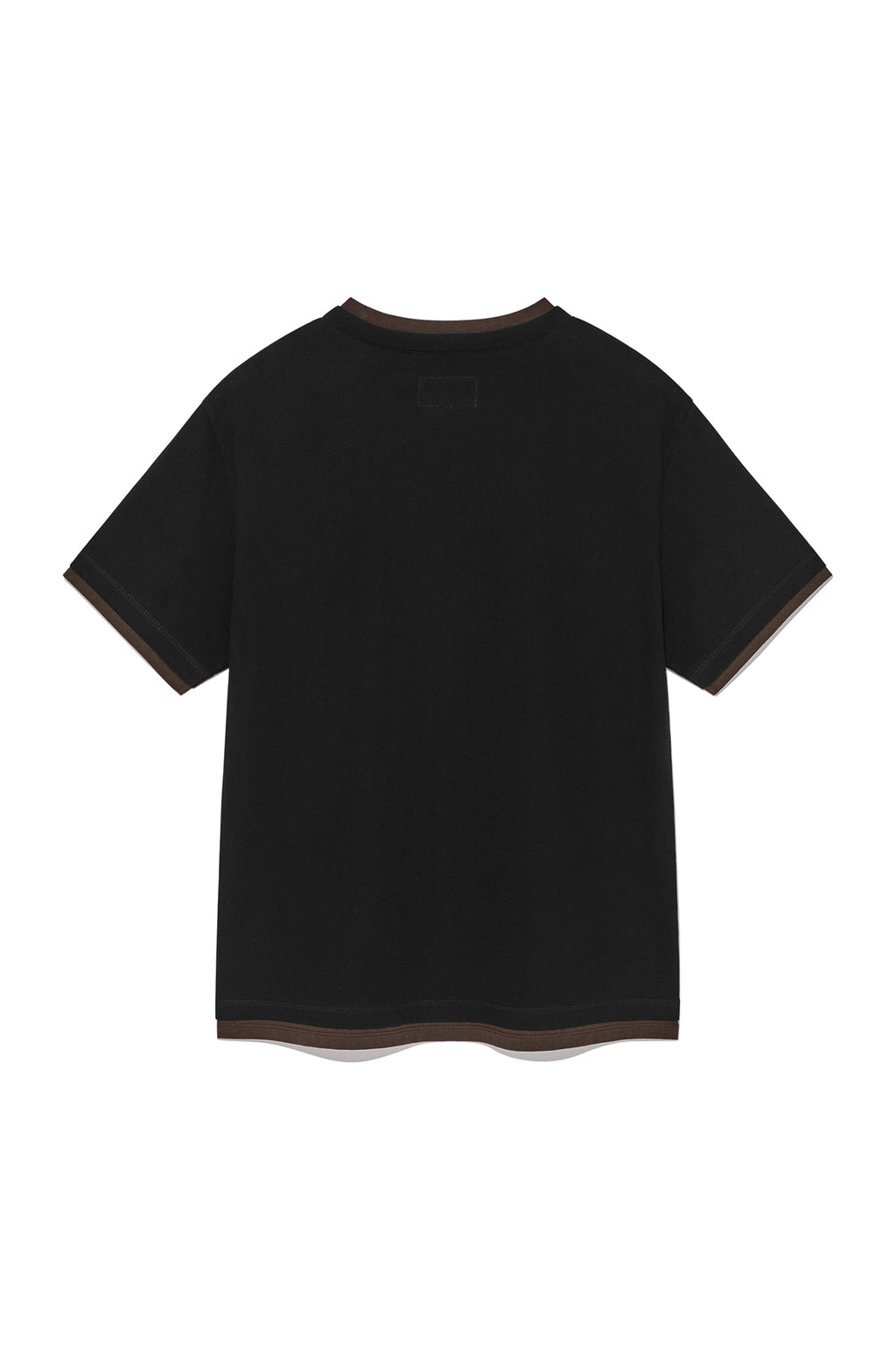 Matin Kim - Color Point Layered Top (Black) product image 2 | TRAB K-Fashion Australia