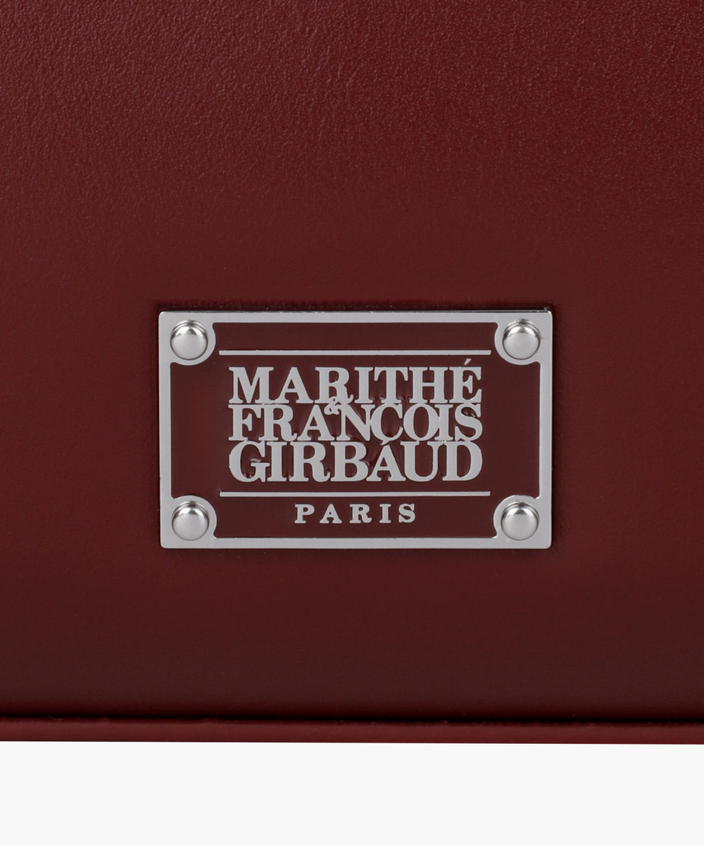 Marithe & Francois Girbaud - Classic Logo Square Cross Bag (Burgundy) product image 5 | TRAB K-Fashion Australia
