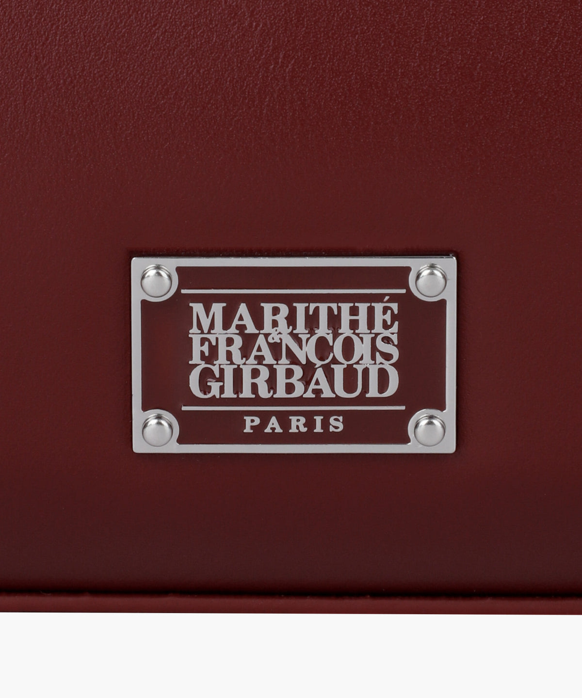 Marithe & Francois Girbaud - Classic Logo Square Cross Bag (Burgundy) product image 5 | TRAB K-Fashion Australia
