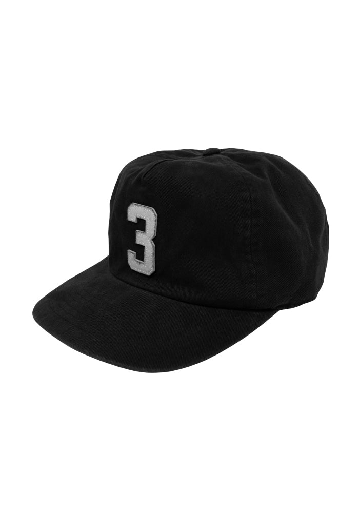 Collect Pieces - Three 5 Panel Cap (Black) product image 2 | TRAB K-Fashion Australia
