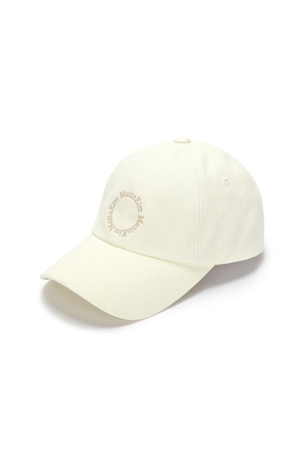 Matin Kim - Macaron Logo Ball Cap (Cream) product image 5 | TRAB K-Fashion Australia