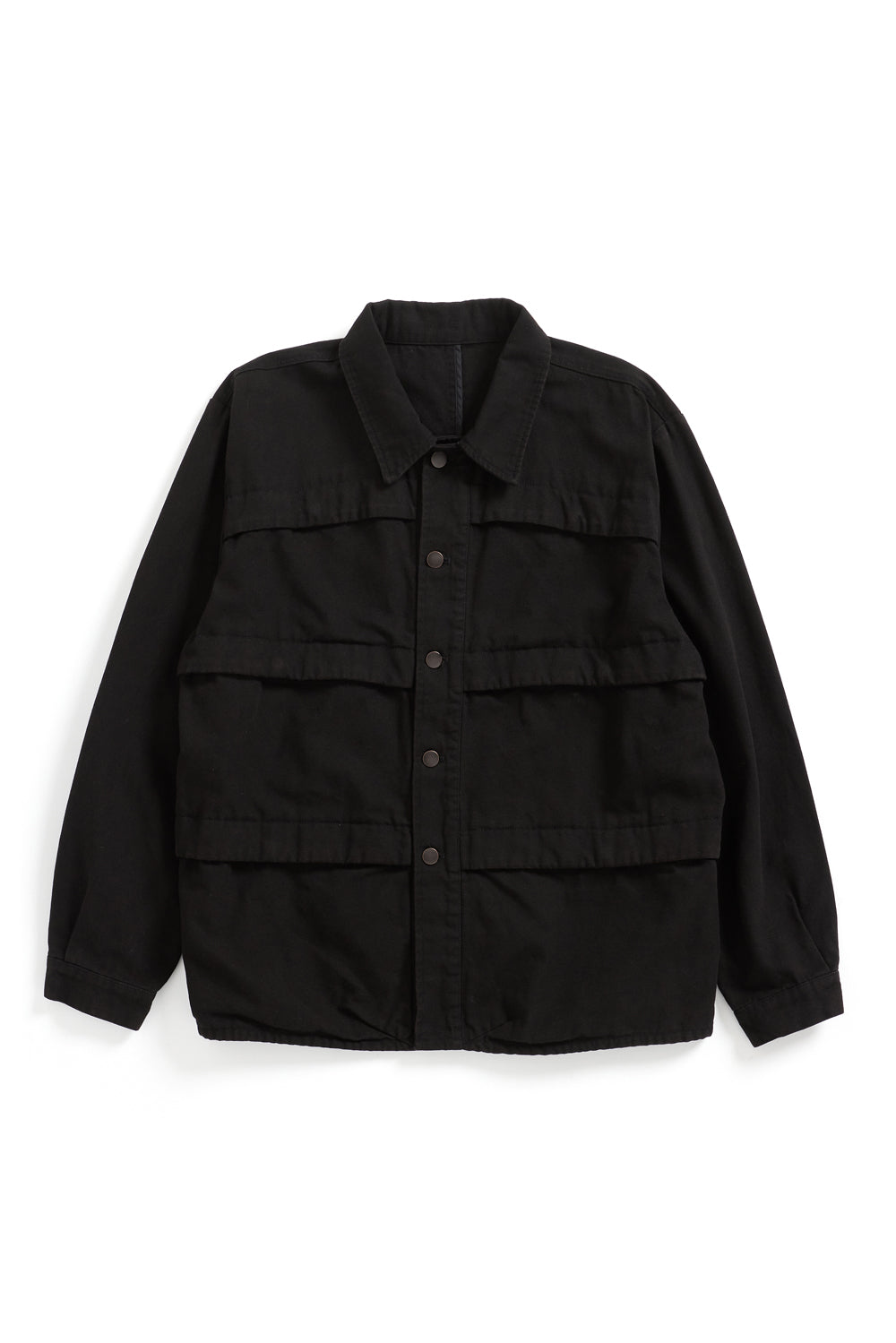 Hatchingroom - 6P Work Jacket V2 Washed (Black) product image 1 | TRAB K-Fashion Australia