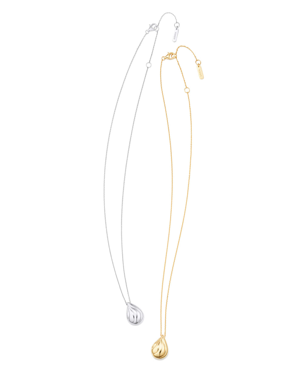 Numbering - Wavy Teardrop Pendant Necklace #7767 product image 9 | TRAB K-Fashion Australia