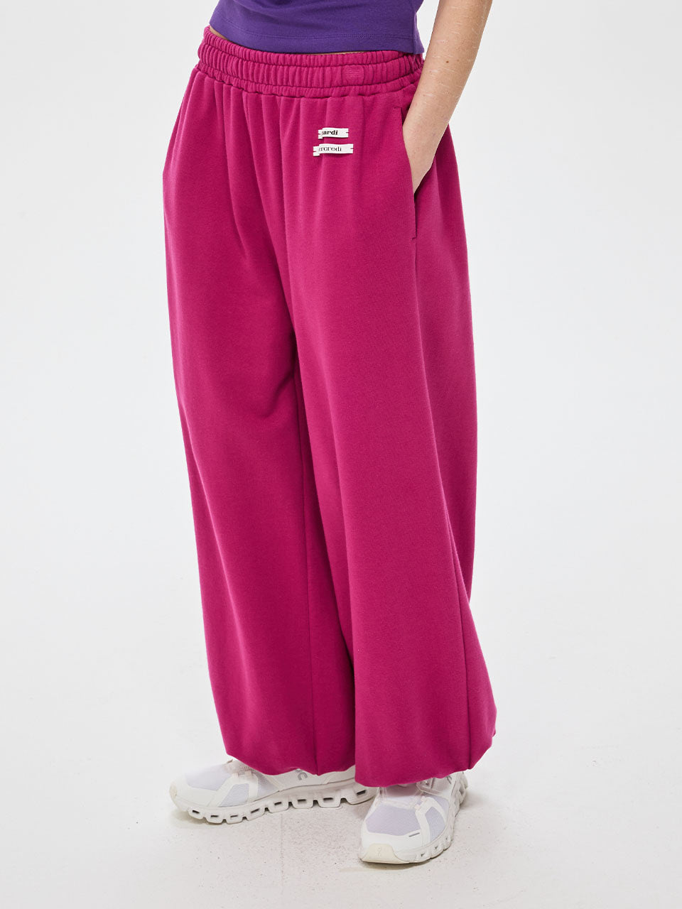 Mardi Mercredi - Jogger Pants Double Label (Pink) product image 1 | TRAB K-Fashion Australia