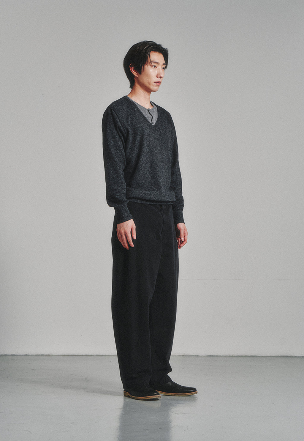 Art if acts - Union Henley (Charcoal/Light Grey) product image 2 | TRAB K-Fashion Australia