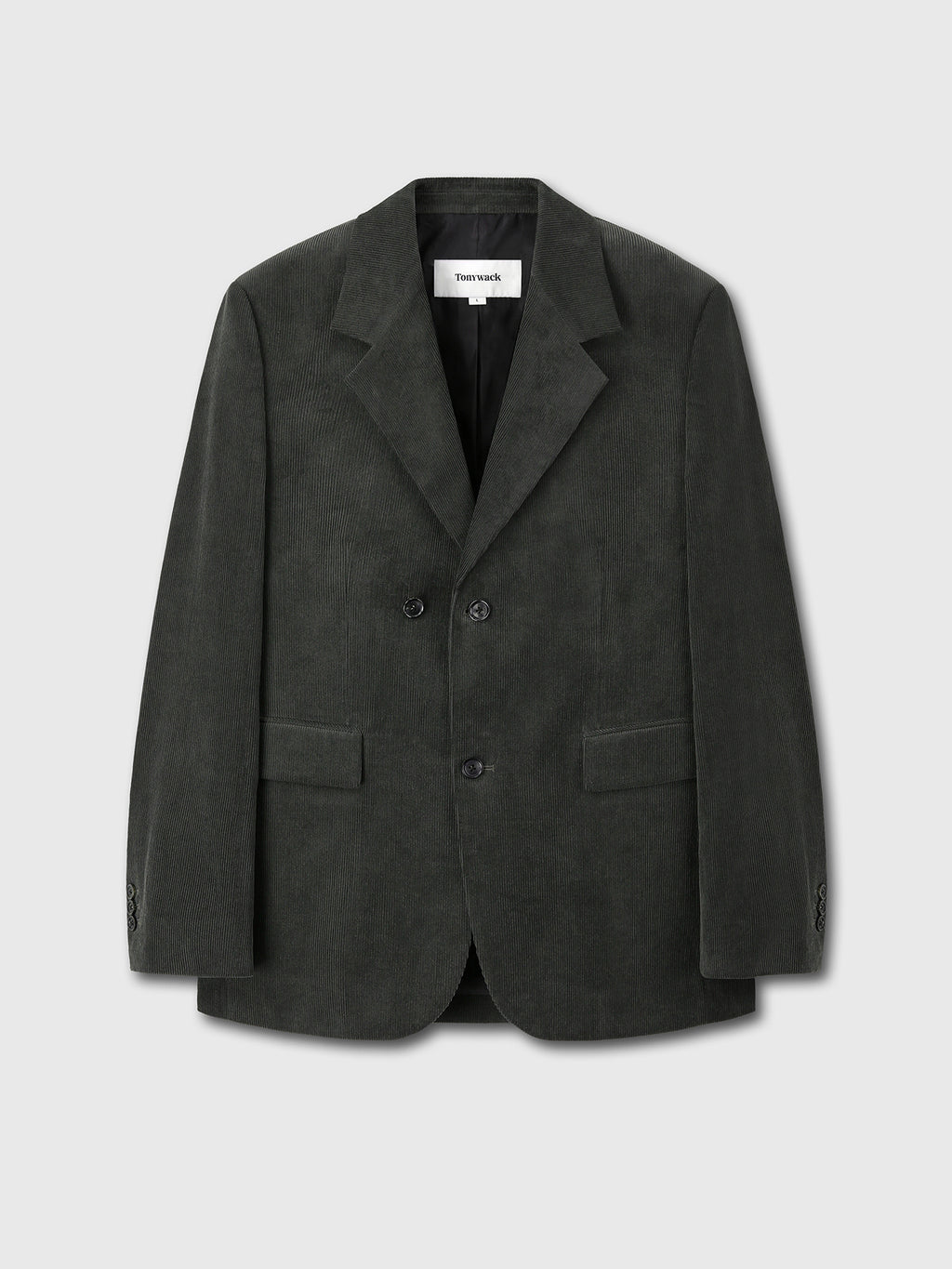 Tonywack - Corduroy Single-Breasted Tailored Jacket (Anthracite) product image 9 | TRAB K-Fashion Australia