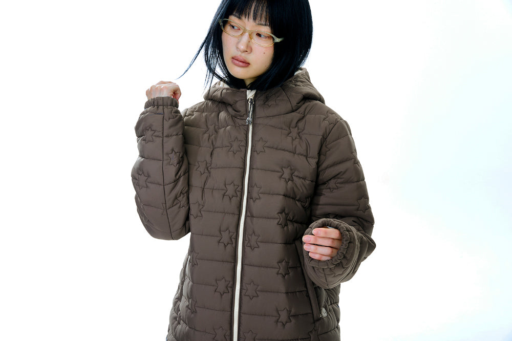 Coyseio - Fluffy Light Padded Jacket (Brown) product image 5 | TRAB K-Fashion Australia