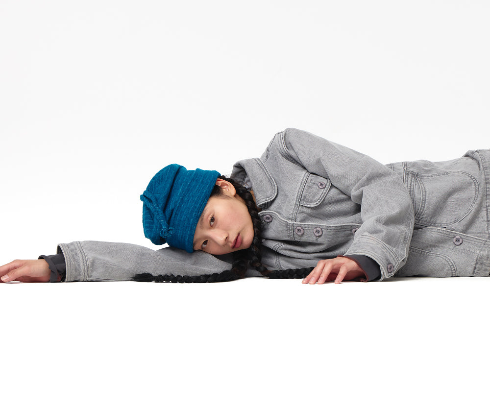 Coyseio - Aged Midi Denim Jacket (Grey) product image 5 | TRAB K-Fashion Australia