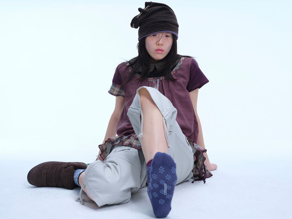 Coyseio - Dual Pattern Socks (Multi) product image 3 | TRAB K-Fashion Australia