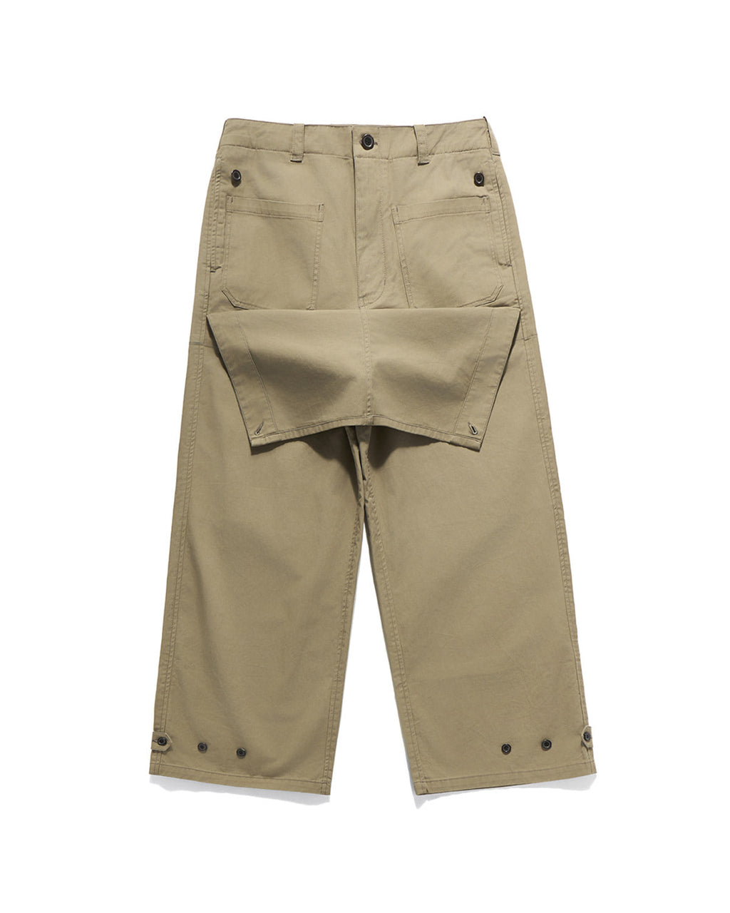 Eastlogue - Motorcycle Wide Pants (Beige) product image 3 | TRAB K-Fashion Australia