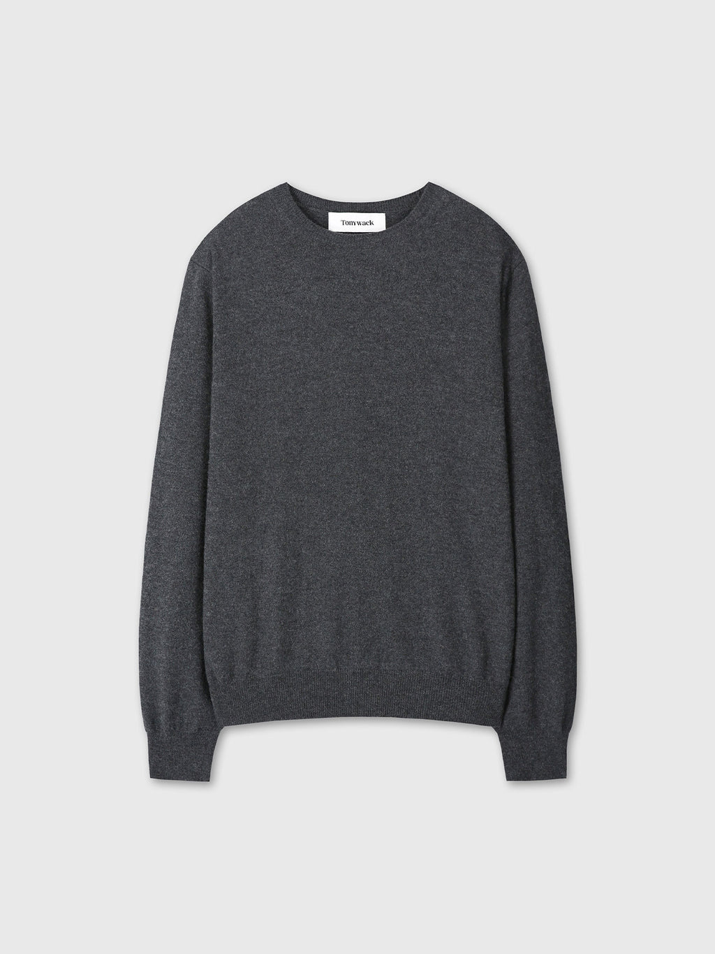 Tonywack - Super Fine Merino Wool Crew-Neck Knit (Charcoal) product image 7 | TRAB K-Fashion Australia