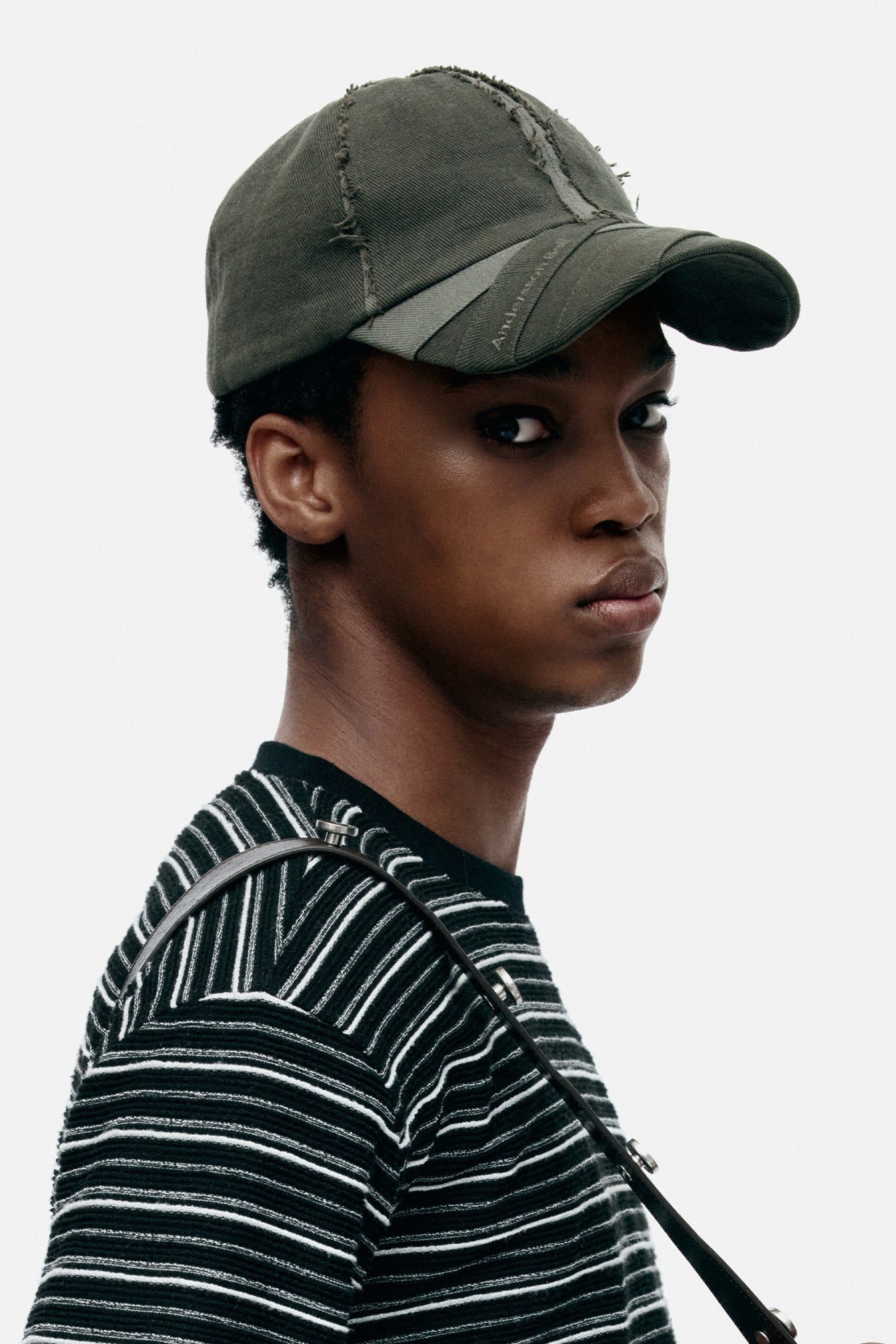Andersson Bell - Unisex Layered Cap (Khaki) product image 1 | TRAB K-Fashion Australia