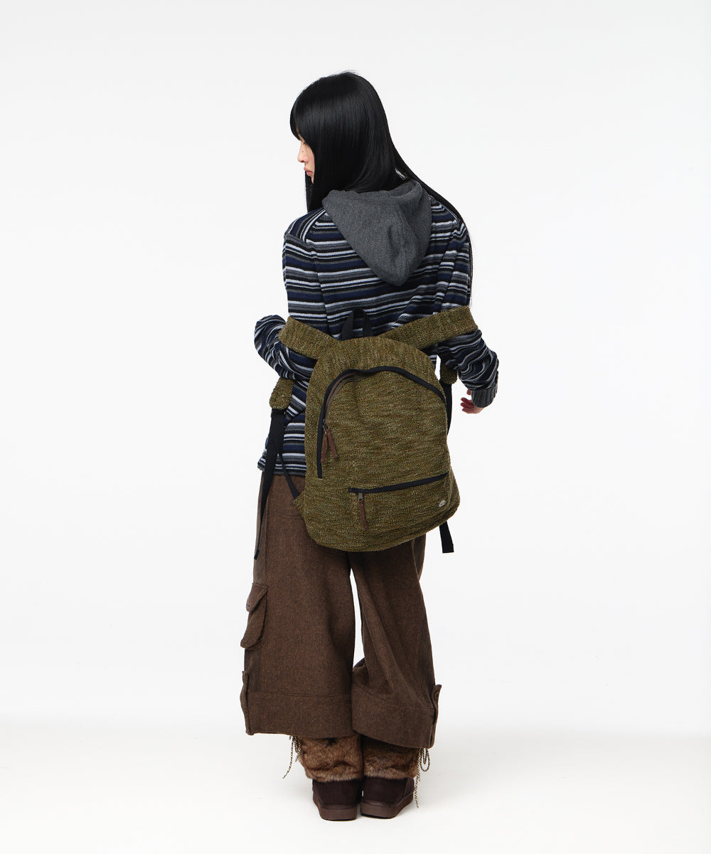 Coyseio - Side Panel Wide Pants (Brown) product image 3 | TRAB K-Fashion Australia