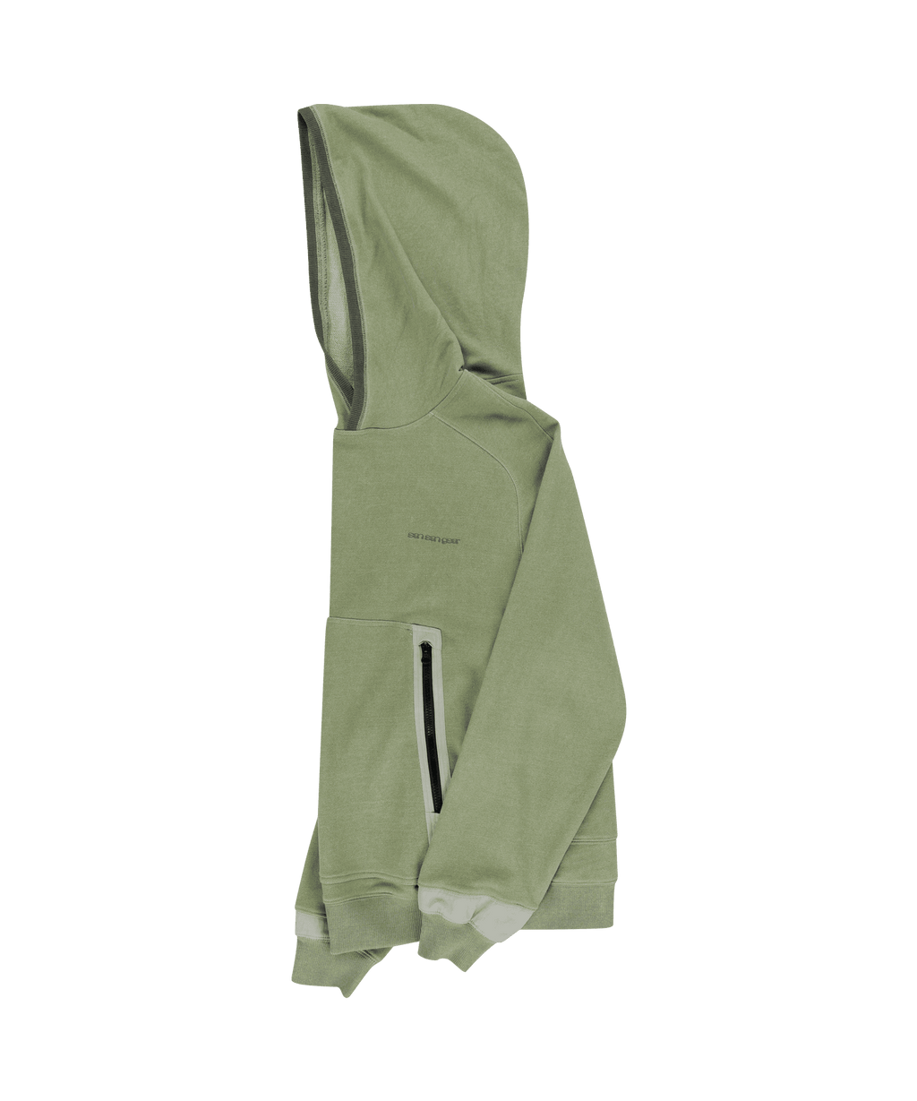 San San Gear - Zipper Pocket Hoodie (Green) product image 8 | TRAB K-Fashion Australia