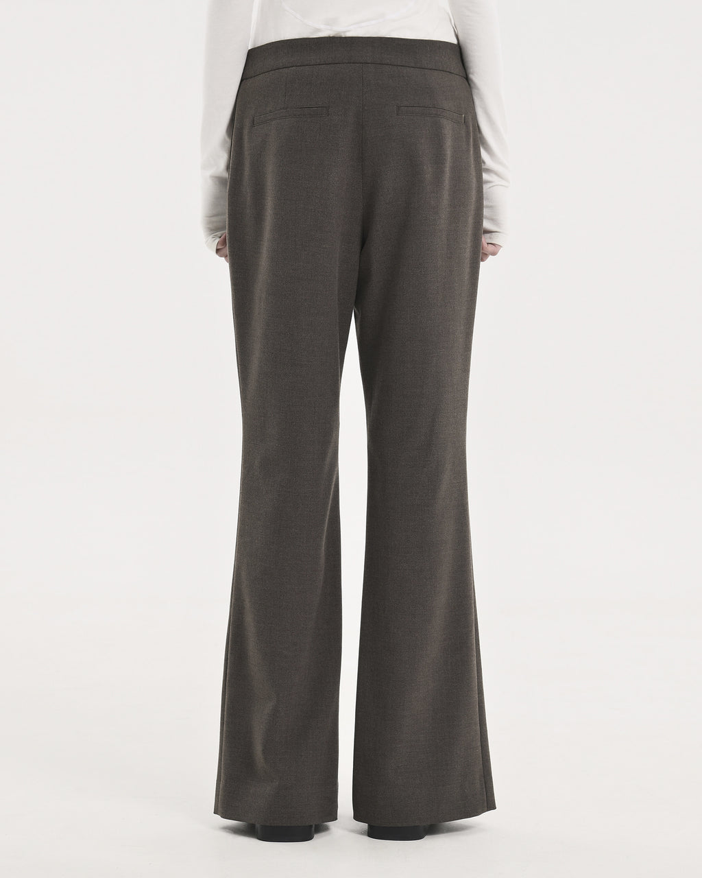 Brownyard - Lowrise Slit Pants (Brown) product image 2 | TRAB K-Fashion Australia