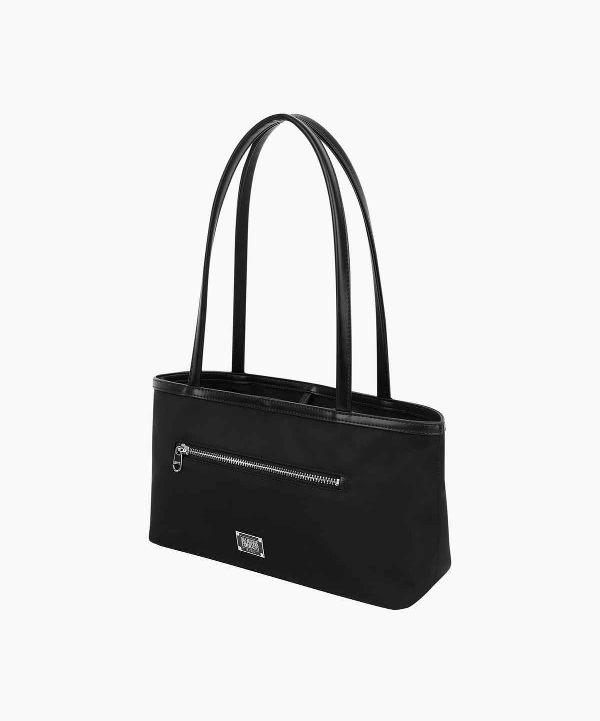 Marithe & Francois Girbaud - Classic Logo Zip Pocket Shoulder Bag (Black) product image 2 | TRAB K-Fashion Australia
