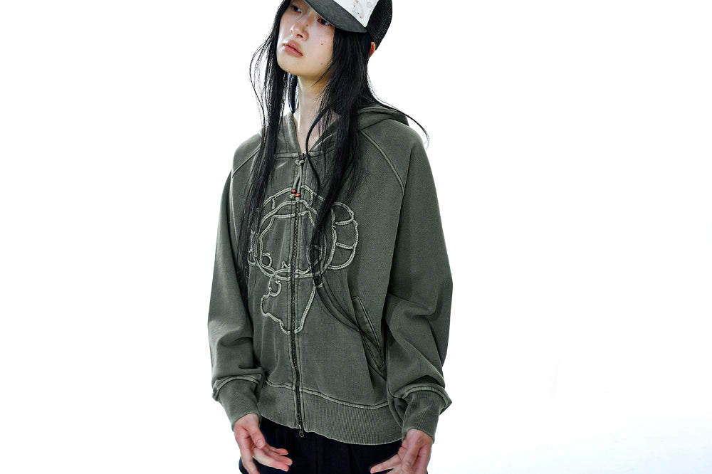 Coyseio - Tiny Whirl Mesh Cap (Charcoal) product image 5 | TRAB K-Fashion Australia