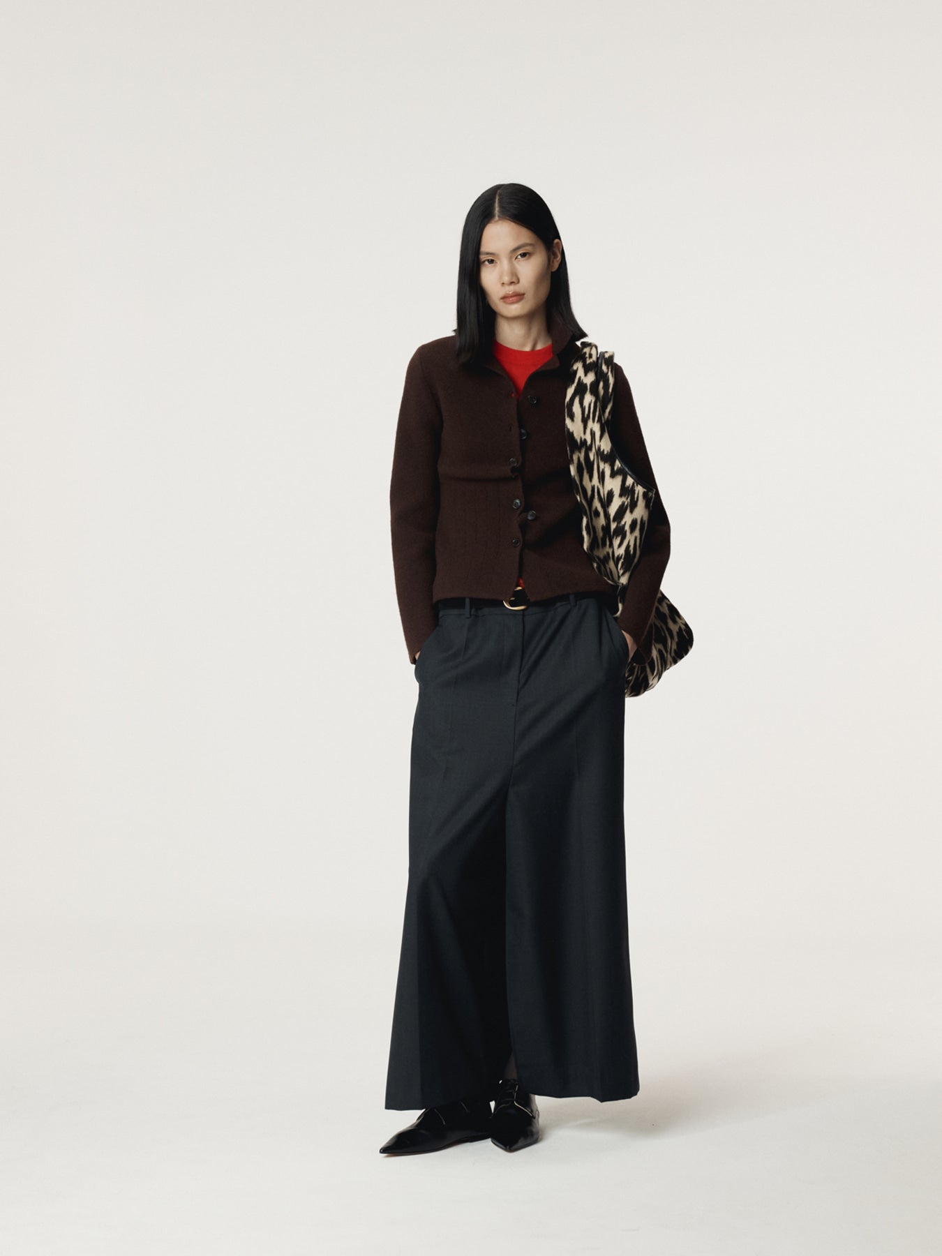 Recto - Button Up Knit Cardigan (Vintage Brown) product image 5 | TRAB K-Fashion Australia