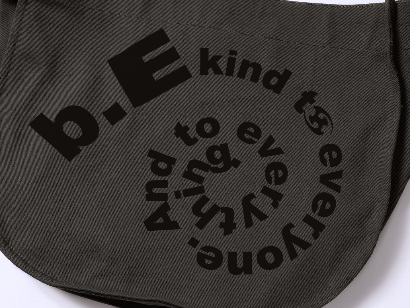 San San Gear - San San X B.E Swirl Bag (Charcoal) product image 3 | TRAB K-Fashion Australia