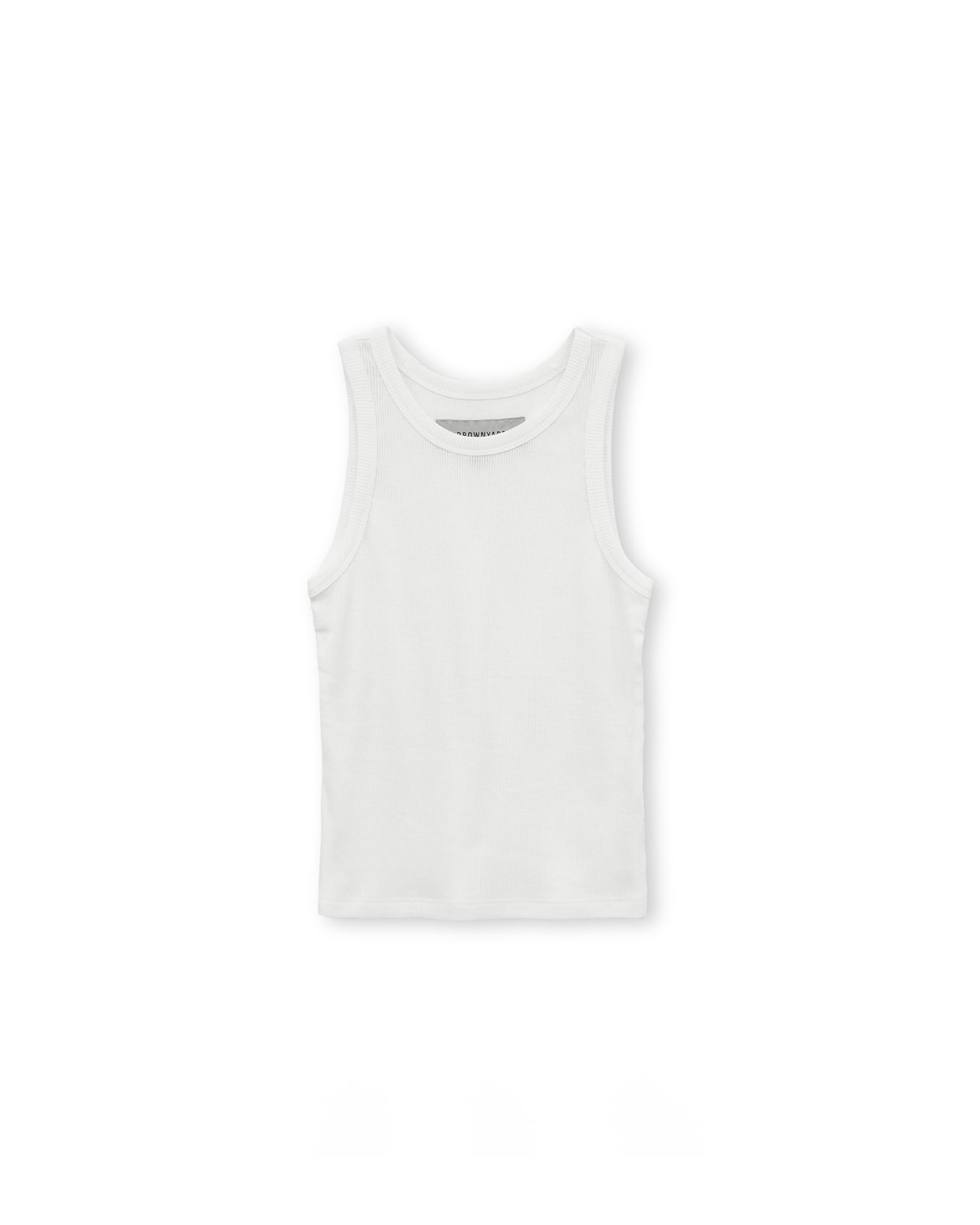 Brownyard - Sleeveless Top (White) product image 3 | TRAB K-Fashion Australia