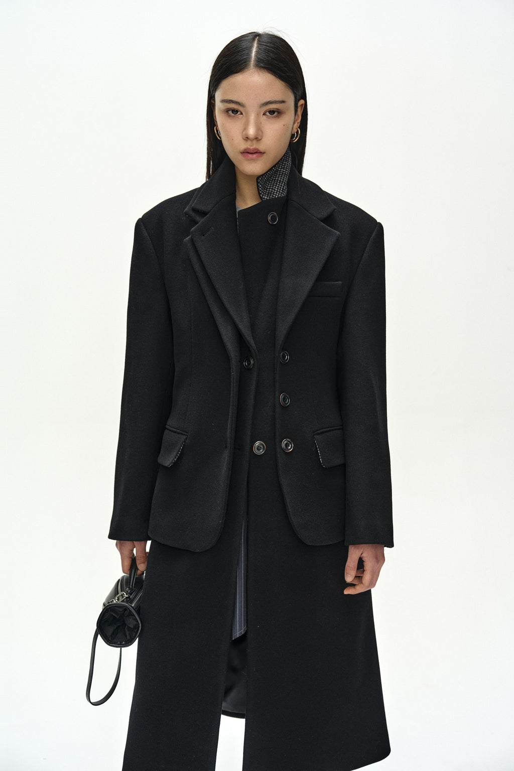 Andersson Bell - Blazer Layered 26 Coat (Black) product image 9 | TRAB K-Fashion Australia