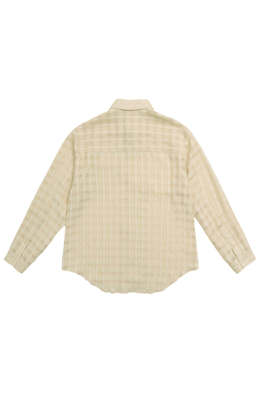 STU - Comfortable Check Shirt (Beige) product image 19 | TRAB K-Fashion Australia