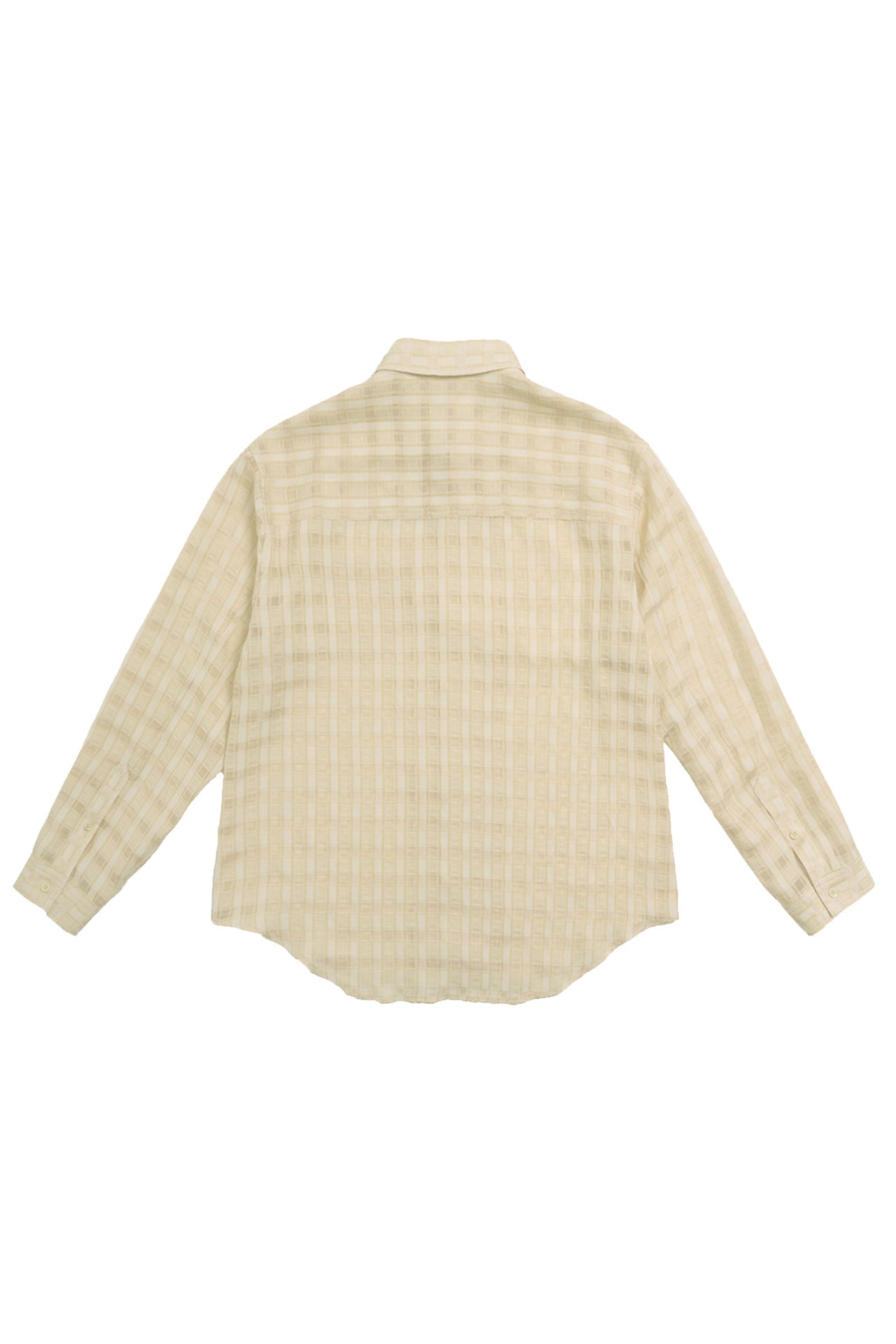 STU - Comfortable Check Shirt (Beige) product image 19 | TRAB K-Fashion Australia