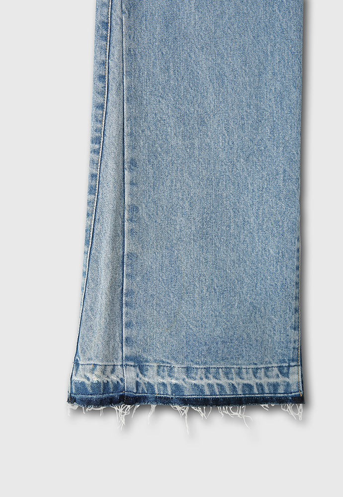 Tonywack - Flared Reconstructed Denim Jeans (Washed Light Blue) product image 12 | TRAB K-Fashion Australia