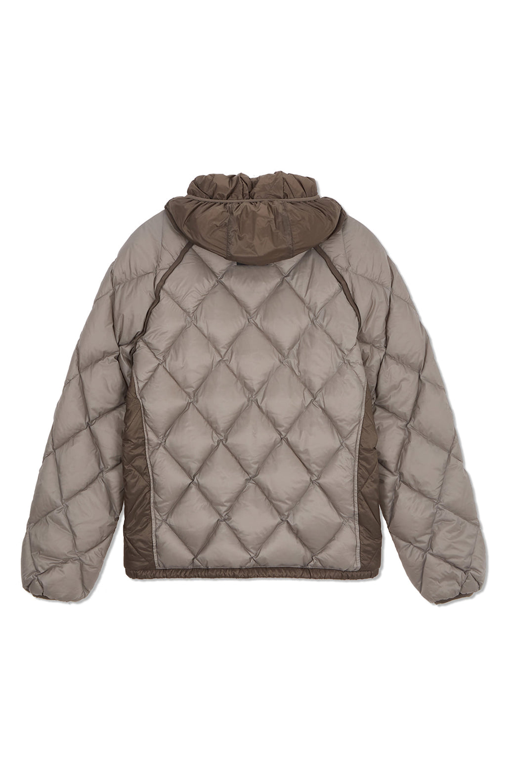 Matin Kim - Quilting Hoody Lightweight Jumper (Beige) product image 2 | TRAB K-Fashion Australia