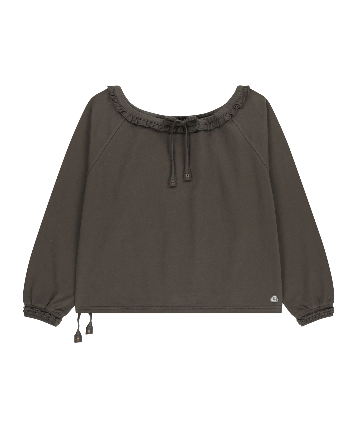 Coyseio - Drawstring Long Sleeve (Charcoal) product image 1 | TRAB K-Fashion Australia
